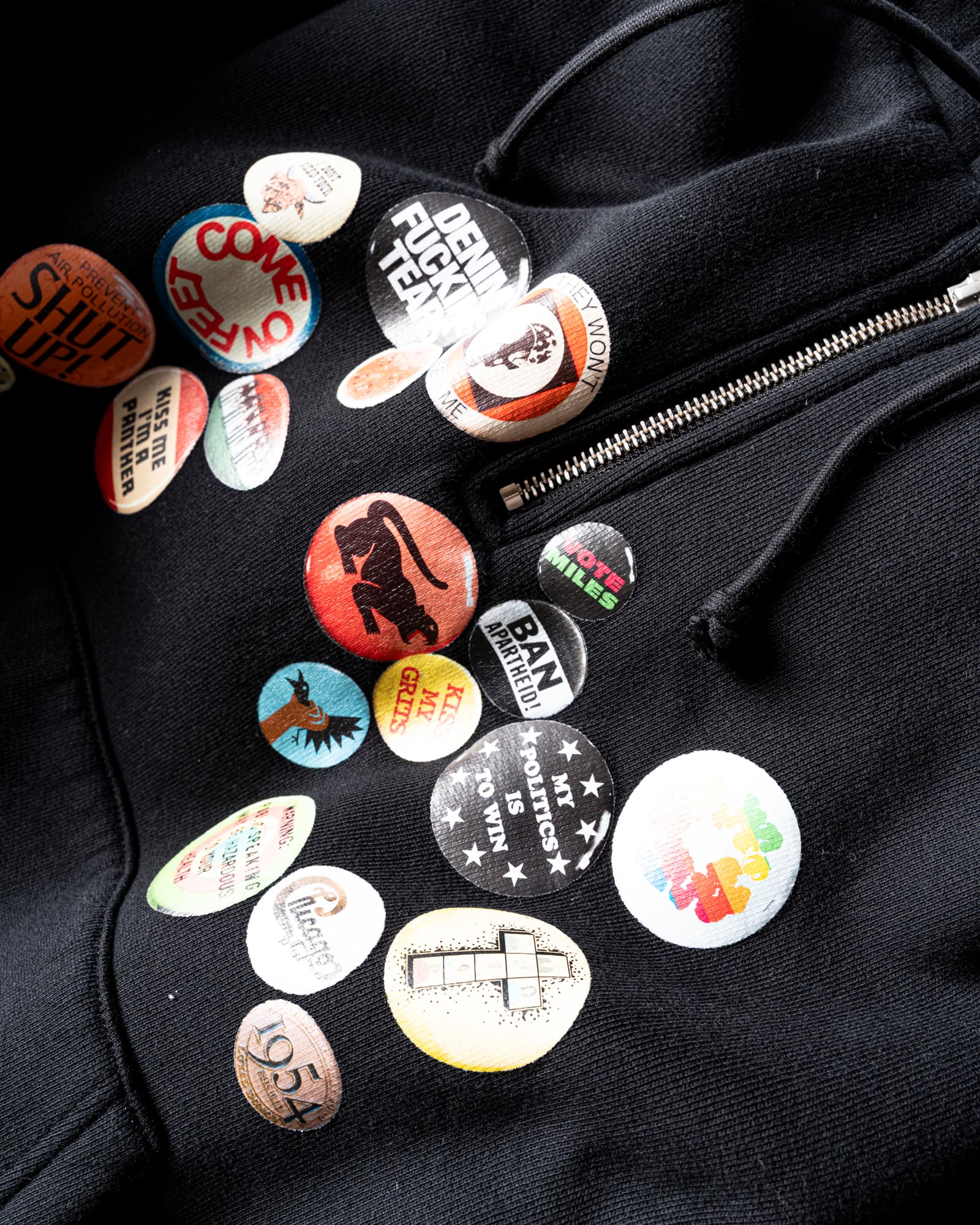 Denim Tears Pin Zip Hoodie